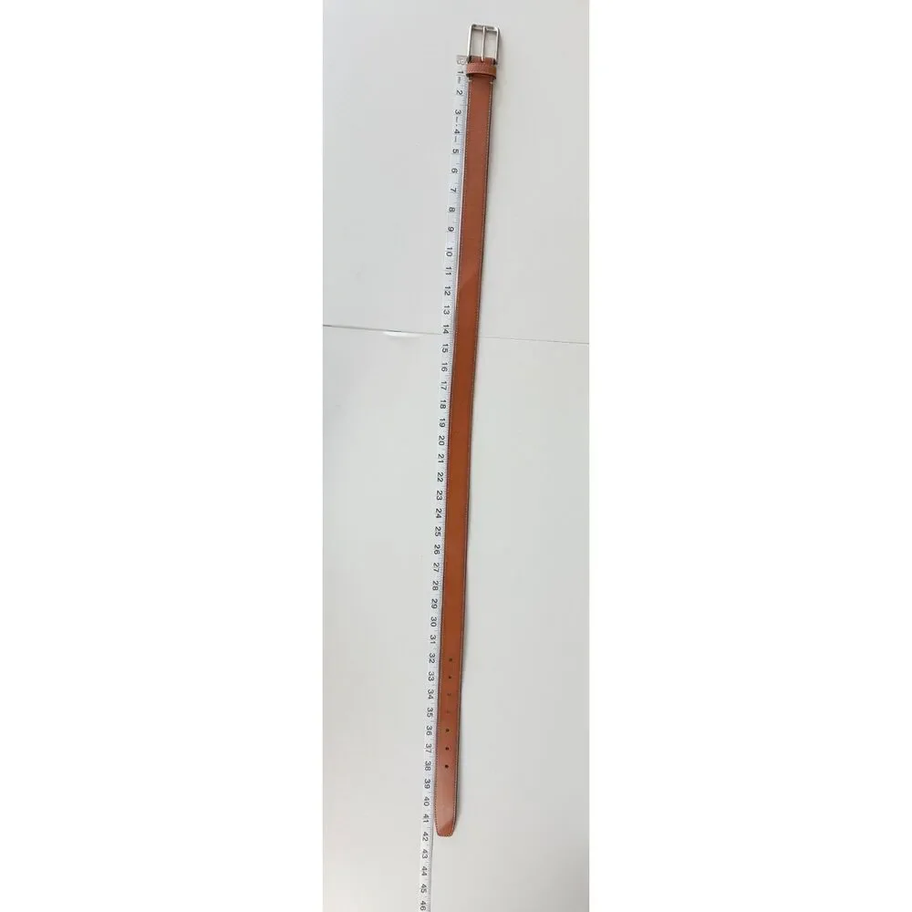 Goodfellow & Co Men's Brown Faux Leather Belt Size M